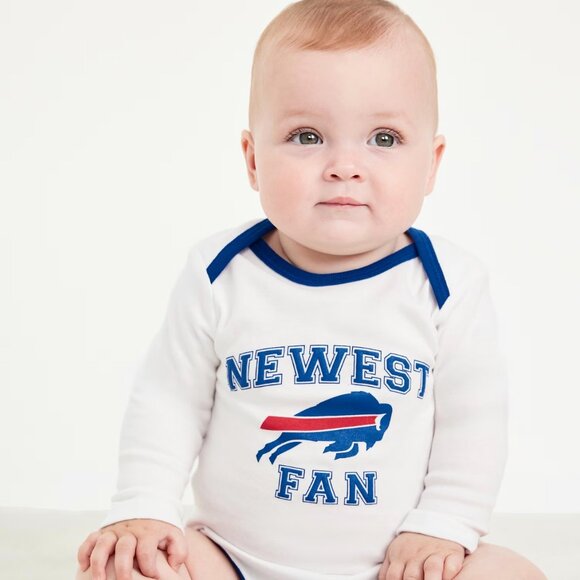 NWT ~ Old Navy ~ NFL Buffalo Bills Graphic Bodysuit 3-6 months - Picture 1 of 1